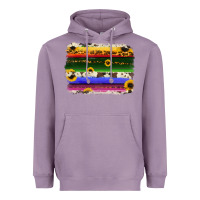 Lavender serape sunflowers leopard cowhide background Heavyweight Hoodie - RanaPortraitStore