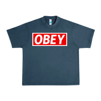 Midnight Navy obey Urban Heavy Tee - linhVisuals