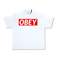 White obey Urban Heavy Tee - linhVisuals