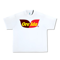 White Ore-Ida Urban Heavy Tee - linhVisuals