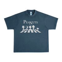 Midnight Navy peanuts Urban Heavy Tee - linhVisuals