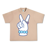 Burro girl peace sign Urban Heavy Tee - linhVisuals