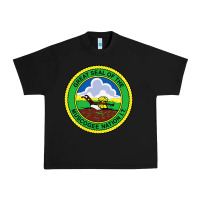 Black great seal of the muscogee nation Urban Heavy Tee - linhVisuals