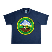 Navy great seal of the muscogee nation Urban Heavy Tee - linhVisuals