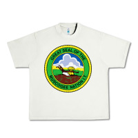 Pistachio great seal of the muscogee nation Urban Heavy Tee - linhVisuals