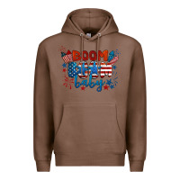 Chestnut boom boom baby 4th of july Premium Hoodie - BarkalooDesign