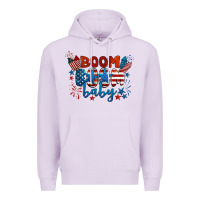 Lilac boom boom baby 4th of july Premium Hoodie - BarkalooDesign