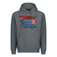 Rock boom boom baby 4th of july Premium Hoodie - BarkalooDesign