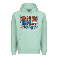 Seafoam boom boom baby 4th of july Premium Hoodie - BarkalooDesign