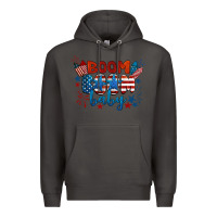 Smoke boom boom baby 4th of july Premium Hoodie - BarkalooDesign