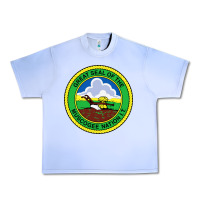 Grape Ice great seal of the muscogee nation Urban Heavy Tee - linhVisuals