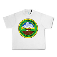 Lunar Rock great seal of the muscogee nation Urban Heavy Tee - linhVisuals