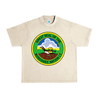 Sandshell great seal of the muscogee nation Urban Heavy Tee - linhVisuals