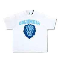 White columbia university Urban Heavy Tee - linhVisuals