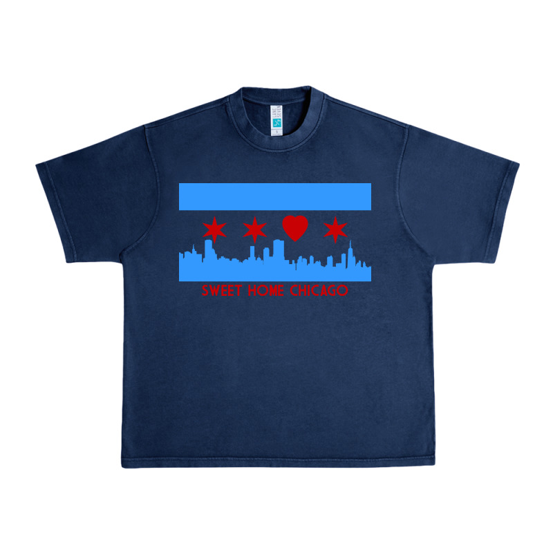 Sweet Home Chicago Urban Heavy Tee by linhVisuals | Teevron