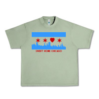 Oil Green sweet home chicago Urban Heavy Tee - linhVisuals