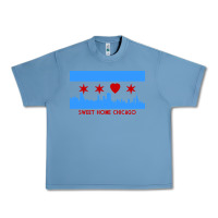 Pebble Blue sweet home chicago Urban Heavy Tee - linhVisuals