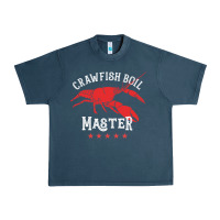 Midnight Navy 5 stars crawfish boil master big red lobster Urban Heavy Tee - linhVisuals
