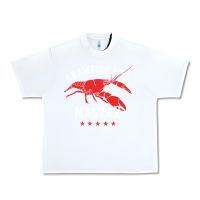 White 5 stars crawfish boil master big red lobster Urban Heavy Tee - linhVisuals