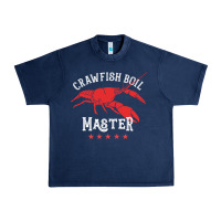 Navy 5 stars crawfish boil master big red lobster Urban Heavy Tee - linhVisuals