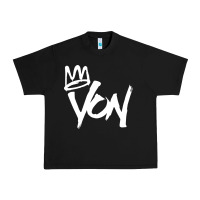 Black KING VON MERCH Urban Heavy Tee - linhVisuals