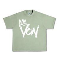 Oil Green KING VON MERCH Urban Heavy Tee - linhVisuals