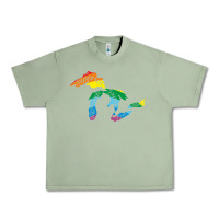 Oil Green all michigan great lakes rainbow colors Urban Heavy Tee - linhVisuals