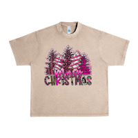 French Oak Merry Christmas pink  trees Urban Heavy Tee - CowhideDigitalArt