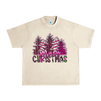 Sandshell Merry Christmas pink  trees Urban Heavy Tee - CowhideDigitalArt