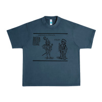 Midnight Navy doctor faustus vintage illustration design Urban Heavy Tee - linhVisuals