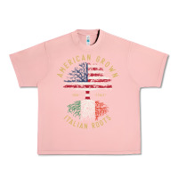 Salmon american grown italian roots italy flag vintage tree Urban Heavy Tee - linhVisuals