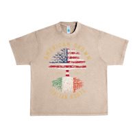 French Oak american grown italian roots italy flag vintage tree Urban Heavy Tee - linhVisuals