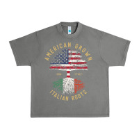 Tornado american grown italian roots italy flag vintage tree Urban Heavy Tee - linhVisuals