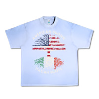 Grape Ice american grown italian roots usa italy flag tree Urban Heavy Tee - linhVisuals