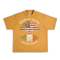 Peanut Butter american grown italian roots usa italy flag tree Urban Heavy Tee - linhVisuals