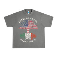 Tornado american grown italian roots usa italy flag tree Urban Heavy Tee - linhVisuals