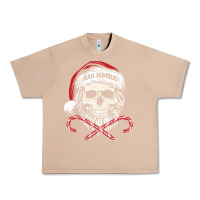 Burro bah humbug skull santa hat christmas funny quote Urban Heavy Tee - linhVisuals