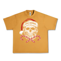 Peanut Butter bah humbug skull santa hat christmas funny quote Urban Heavy Tee - linhVisuals