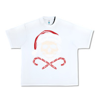 White bah humbug skull santa hat christmas funny quote Urban Heavy Tee - linhVisuals
