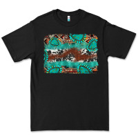 Black cowhide gemstone leather background Premium Tee - FaDigitalArtStudio
