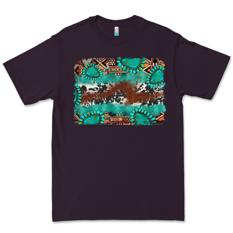 Cowhide Gemstone Leather Background Premium Tee by FaDigitalArtStudio | Teevron