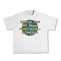 Lunar Rock birthplace earth race human politics freedom religion love equality al Urban Heavy Tee - linhVisuals