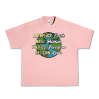 Salmon birthplace earth race human politics freedom religion love equality al Urban Heavy Tee - linhVisuals