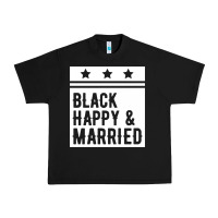 Black black happy & married funny wedding gifts Urban Heavy Tee - linhVisuals