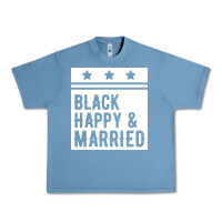 Pebble Blue black happy & married funny wedding gifts Urban Heavy Tee - linhVisuals