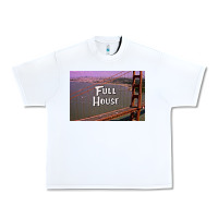 White f u l l h o u s e Urban Heavy Tee - linhVisuals