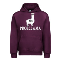 Mauve Wine No Problama Urban Hoodie - Bettercallsaul