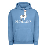 Pigment Pebble Blue No Problama Urban Hoodie - Bettercallsaul