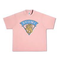 Salmon faded style suomi finland lion design Urban Heavy Tee - linhVisuals