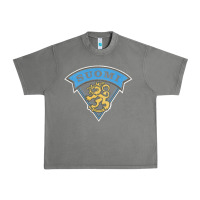 Tornado faded style suomi finland lion design Urban Heavy Tee - linhVisuals